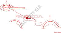 MARCA para Honda SHADOW VT 750 DELUXE 2 TONES 2001