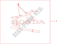 MAINTENANCE STAND para Honda SHADOW VT 750 Hamamatsu factory 2000