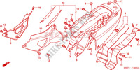 CARENAGEM BANCO/TAMPA LATERAL para Honda XL 1000 VARADERO AUTRES COULEURS 2006
