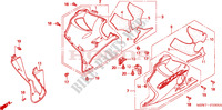 CARENAGEM INFERIOR para Honda CBR 600 F 2005