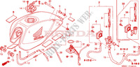 DEPOSITO COMBUSTIVEL(CB600F3/4/5/6) para Honda CB 600 F HORNET WAKIZASHI 2006
