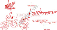 MARCA(CB600F2) para Honda CB 600 F HORNET 34HP 2002