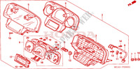 INDICADORES(GL1800A1/A2/A3/A4/A5) para Honda GL 1800 GOLD WING ABS 2001