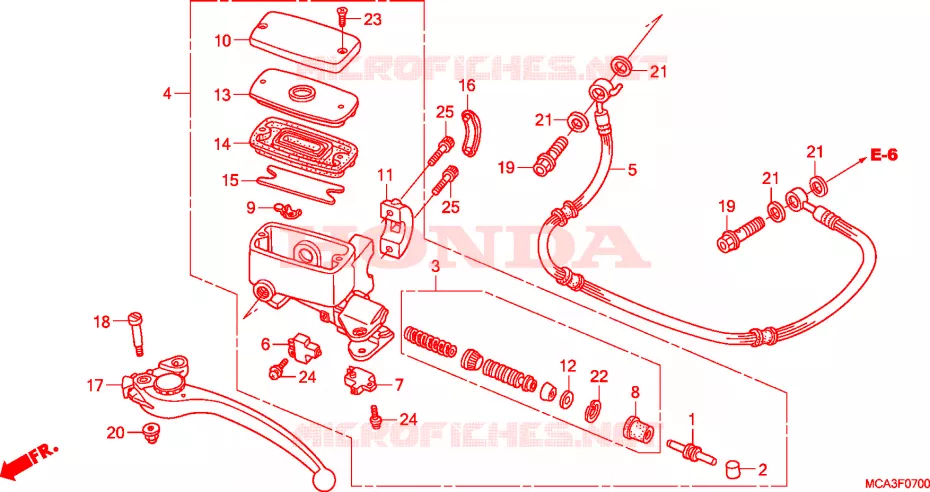 BOMBA PRINCIPAL EMBRAIA. Honda MOTO 1800 GOLD-WING 2002  GL1800A2