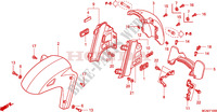 GUARDA LAMAS FRENTE para Honda GL 1800 GOLD WING ABS AIR BAG 2009