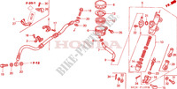 BOMBA PRINCIPAL TRASEIRA CILINDRO para Honda CBR 929 RR FIREBLADE 2000