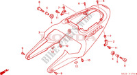 CARENAGEM TRASEIRA (CBR900RR2,3) para Honda CBR 954 RR 2002