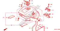 DEPOSITO COMBUSTIVEL (CBR900RRY,1/RE1) para Honda CBR 929 RR FIREBLADE 2000