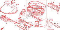 FILTRO AR (CBR900RRY,1/RE1) para Honda CBR 929 RR FIREBLADE 2000