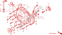 TAMPA CARTER DIREITA para Honda CBR 929 RR 2001