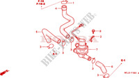 VALVULA DE CONTROLE DE INJECAO DE AR para Honda CBR 929 RR FIREBLADE 2000