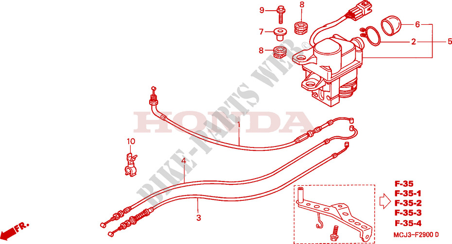 MOTOR SERVO para Honda CBR 900 RR 2000
