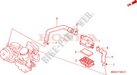 LIMPADOR DE AR SECUNDARIO para Honda VT 1100 SHADOW C2 2000