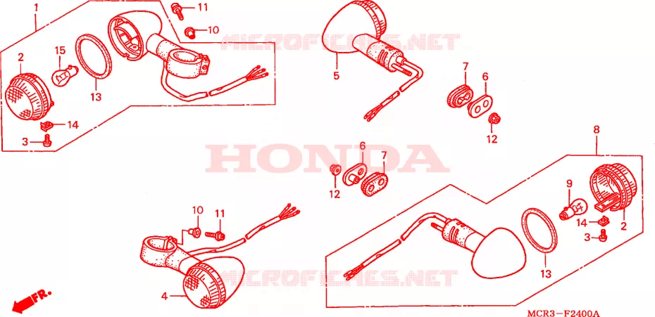 PISCA Honda MOTO 750 SHADOW 2001  VT750DC1