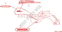 EMBLEMA/MARCA para Honda VTX 1300 S 2006