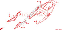 CARENAGEM TRASEIRA (CBR600RR5/6) para Honda CBR 600 RR MOVISTAR 2006