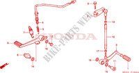 PEDAL TRAVAOES/PEDAL MUDANCAS para Honda CBR 600 RR WIN WIN 2006