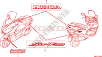 EMBLEMA/MARCA(FJS400D9/FJS400A) para Honda SILVER WING 400 2009