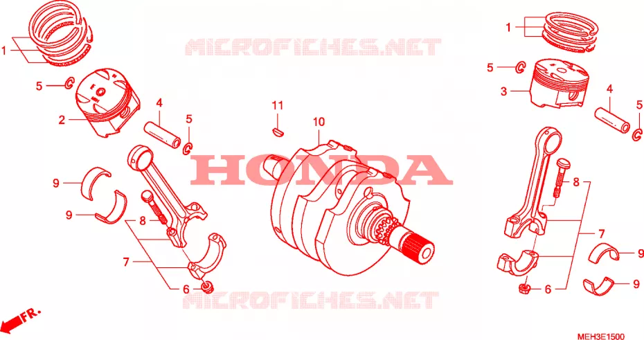 CAMBOTA/PISTAO Honda MOTO 700 DN01 2008  NSA700A8