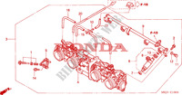 CORPO ACELERADOR(CONJ.) para Honda CB 1300 BI COULEUR 2003