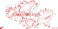 TAMPA LATERAL(CB1300/A/S/SA) para Honda CB 1300 ABS FAIRING 2005