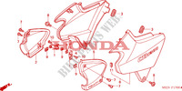 TAMPA LATERAL(CB1300F/F1) para Honda CB 1300 BI COULEUR 2004