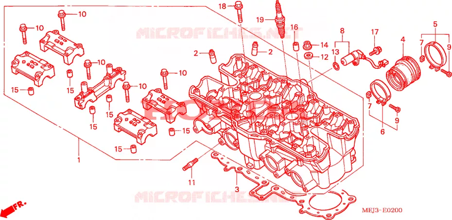 CABECA MOTOR Honda MOTO 1300 CB 2005  CB1300F13