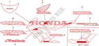 FAIXA/MARCA(1) para Honda CBR 1000 RR FIREBLADE 2004