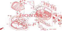 FILTRO AR (CBR1000RR4/5) para Honda CBR 1000 RR FIREBLADE 2005