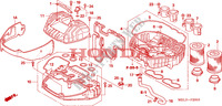 FILTRO AR  para Honda CBR 1000 RR FIREBLADE HRC 2007