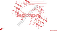GUARDA LAMAS FRENTE para Honda CBR 1000 RR FIREBLADE 2007