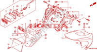 GUARDA LAMAS TRASEIRO  para Honda CBR 1000 RR FIREBLADE HRC 2007