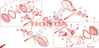 PISCA  para Honda CBR 1000 RR FIREBLADE HRC 2007