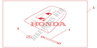 TAMPA DE ASSENTO WINNING RED para Honda CBR 1000 RR FIREBLADE REPSOL 2005