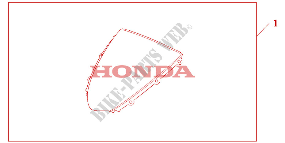 PARA BRISA para Honda CBR 1000 RR FIREBLADE 2004