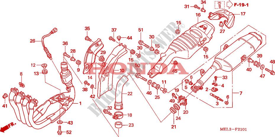 SILENCIADOR ESCAPE  para Honda CBR 1000 RR FIREBLADE 2006