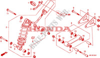 AMORTECEDOR TRASEIRO para Honda CBR 600 RR ABS PRETO 2011
