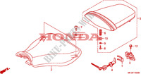 BANCO para Honda CBR 600 RR ABS GREY ORANGE 2011