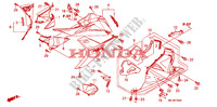 CARENAGEM INFERIOR(E.)(CBR600RR9,A,B/RA9,A,B) para Honda CBR 600 RR ABS WHITE 2009