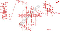 CILIN PRINC FREIO TRAS. para Honda CBR 600 RR ABS GRIS ORANGE 2011