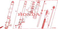 FORQUILHA FRENTE para Honda CBR 600 RR NOIRE 2011