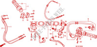 MANETE/INTERRUPTOR/CABO para Honda CBR 600 RR TRICOLOR 2011