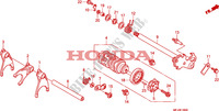 TAMBOR MUDANCAS para Honda CBR 600 RR GRIS ORANGE 2011