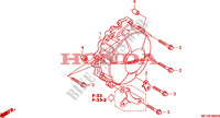 TAMPA GERADOR para Honda CBR 600 RR GRIS ORANGE 2011