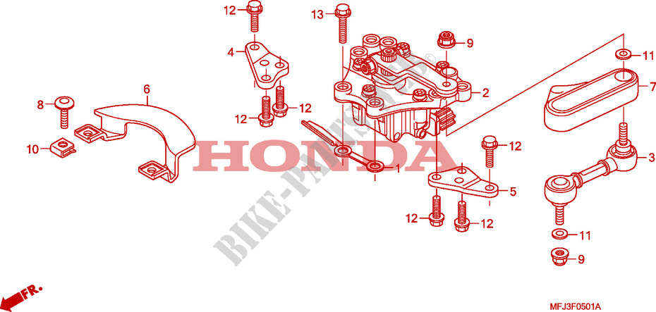 AMORTECEDOR DIRECCAO para Honda CBR 600 RR ABS 2010