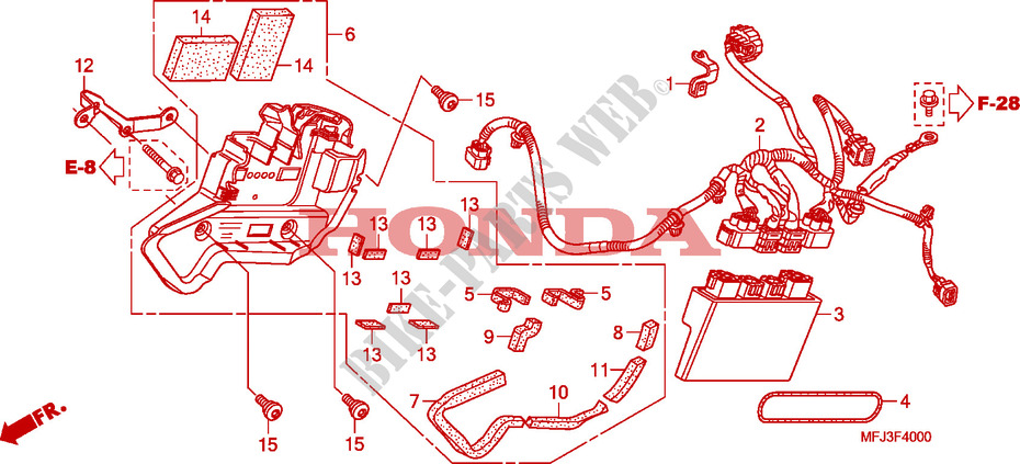 UNIDADE CONTROLO ABS para Honda CBR 600 RR ABS 2010