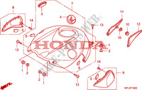ABRIGO SUPERIOR para Honda CBR 1000 RR FIREBLADE ABS 2010