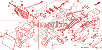 LUZ TRASEIRA(CBR1000RR8,9/RA9) para Honda CBR 1000 RR FIREBLADE 2008