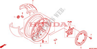 RODA TRASEIRA para Honda VFR 1200 F 2011