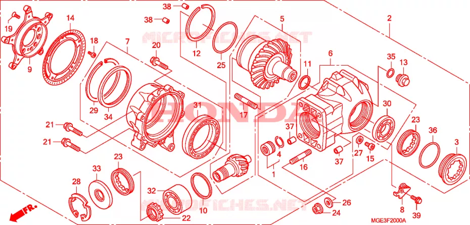CARRETO SECUNDARIA FINAL Honda MOTO 1200 VFR 2011  VFR1200FDA